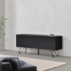 Comoda Bollebygd cu 2 usi Push-Open culori diferite [en.casa] 