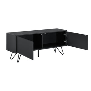 Comoda Bollebygd cu 2 usi Push-Open culori diferite [en.casa] 