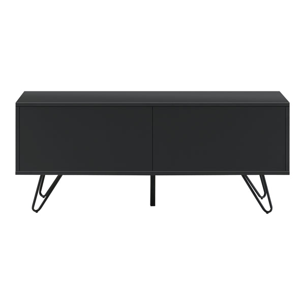 Comoda Bollebygd cu 2 usi Push-Open culori diferite [en.casa] 