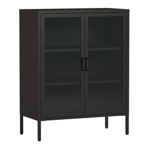Sideboard Fauske cu uși din sticlă în diferite culori [en.casa]