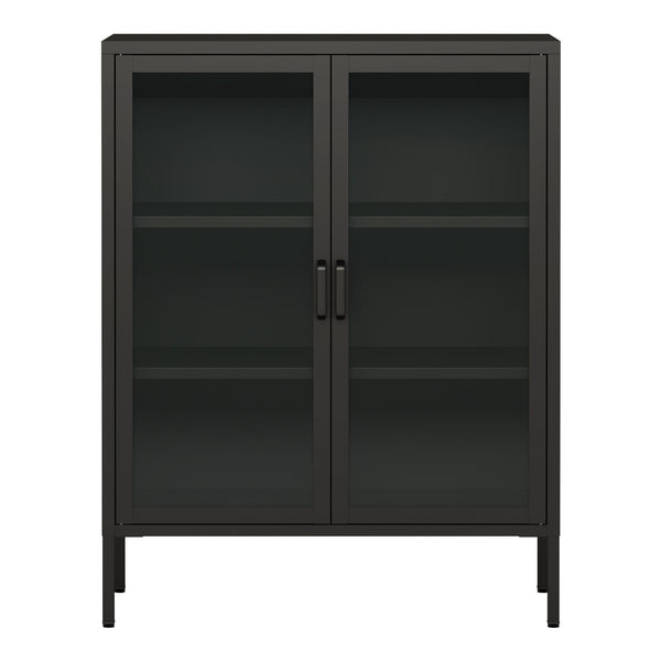 Sideboard Fauske cu uși din sticlă în diferite culori [en.casa]