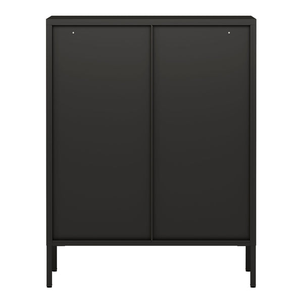 Sideboard Fauske cu uși din sticlă în diferite culori [en.casa]