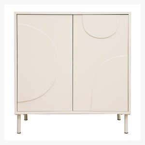 Comoda cu 2 usi Holea 75x70x34 cm [en.casa]