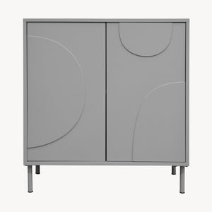 Comoda cu 2 usi Holea 75x70x34 cm [en.casa]
