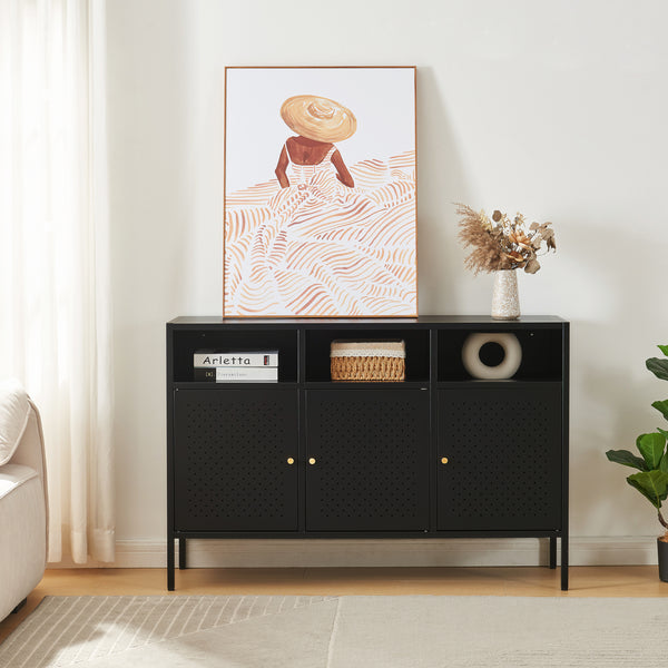 Comoda Janakkala otel negru [en.casa]