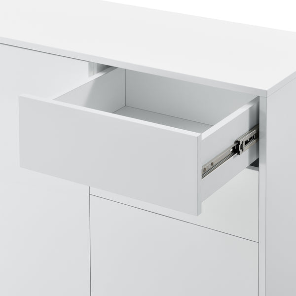 Comoda Paarl cu 3 usi si 2 sertare culori diferite [en.casa]