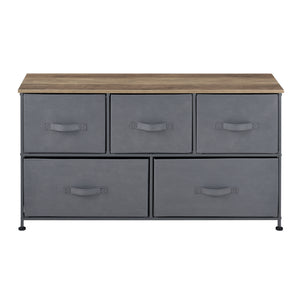 Comoda Dona cu 2/3/4/5 sertare gri/efect lemn [pro.tec]