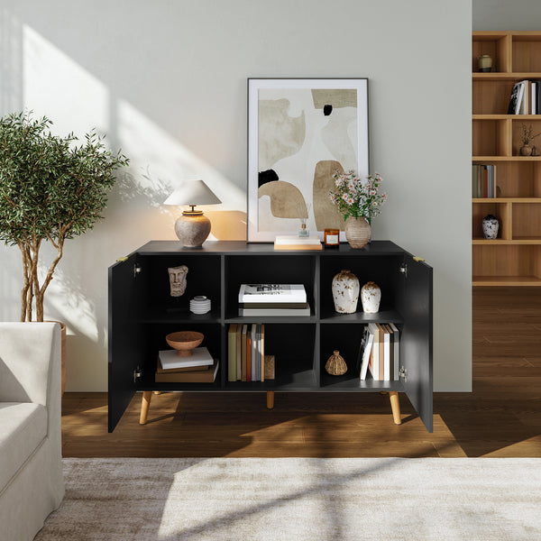Comoda cu usi Nand 120x40x76 cm [en.casa]