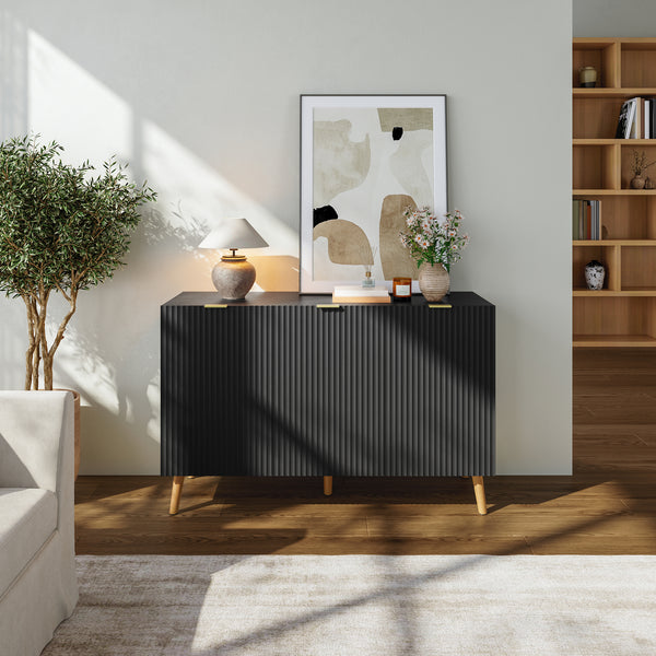 Comoda cu usi Nand 120x40x76 cm [en.casa]