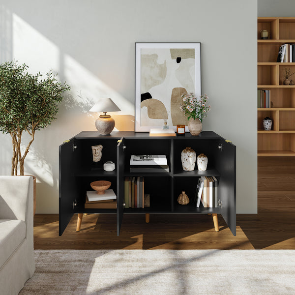 Comoda cu usi Nand 120x40x76 cm [en.casa]