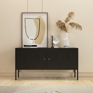 Comoda Pyhtää 118x40x60cm otel [en.casa]