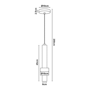 Lampa suspendata Lulled 3xGU10 max 9W metal [lux.pro]