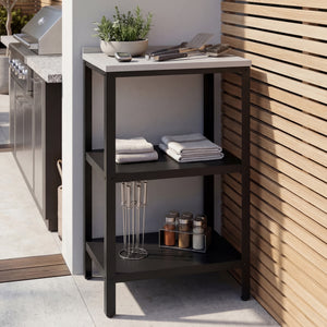 Raft metalic pentru exterior Bolognano 92x50x50cm [casa.pro]