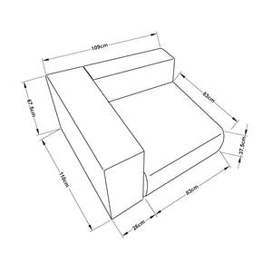 Modul canapea Suldal [en.casa]
