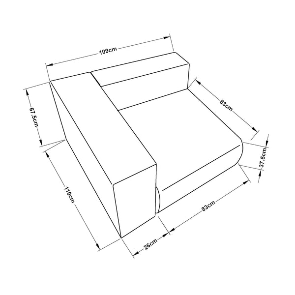 Modul canapea Suldal [en.casa]