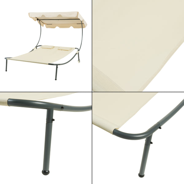 Sezlong dublu Avigliano 200x173x146cm culori diferite [casa.pro]