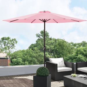 Umbrela soare HTGI-077x poliester/otel 300 x 230 cm culori diferite [casa.pro]