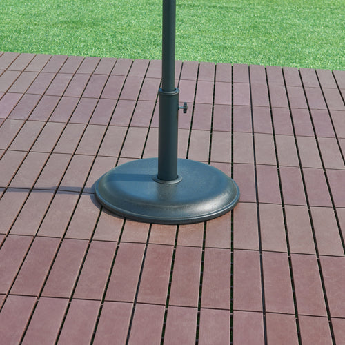 Sonnenschirmständer Bionaz Beton Schwarz [casa.pro] - premiumXL