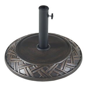 Suport umbrela soare Bisegna 50x7cm 25kg beton [casa.pro]