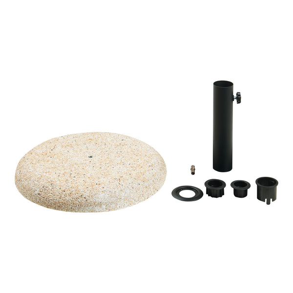 Suport umbrela soare Bitritto 45x6cm 20kg beton  [casa.pro]