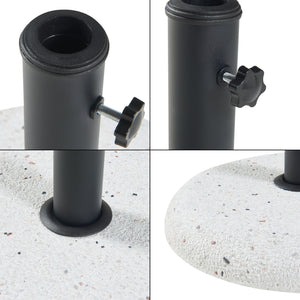 Suport umbrela soare Bitritto 45x6cm 20kg beton  [casa.pro]