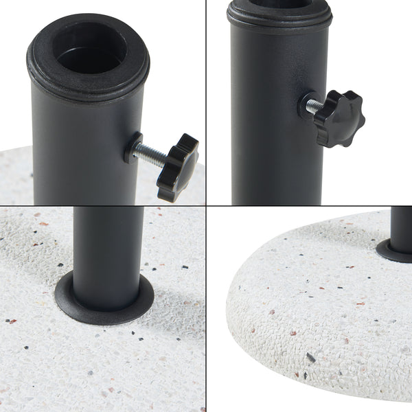 Suport umbrela soare Bitritto 45x6cm 20kg beton  [casa.pro]