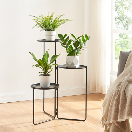 Suport plante Ostre cu 3 rafturi [en.casa]