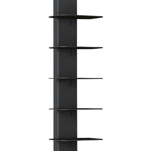 Raft de sine statator cu 10 polite Eksjö 150x39x39cm otel [en.casa]