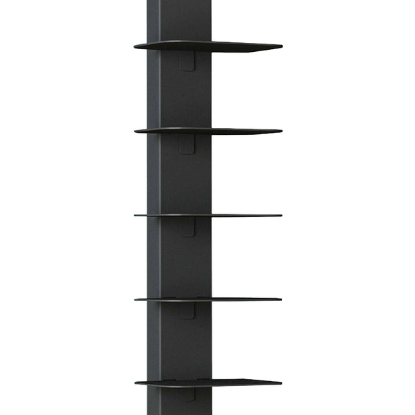 Raft de sine statator cu 10 polite Eksjö 150x39x39cm otel [en.casa]