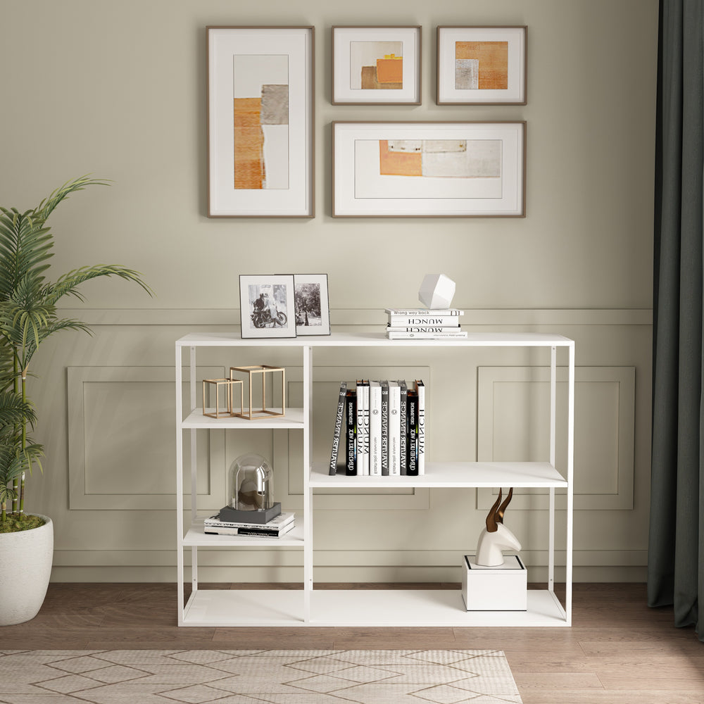 Standregal Isojoki 120x35x87,5 cm Metall [en.casa] - premiumXL