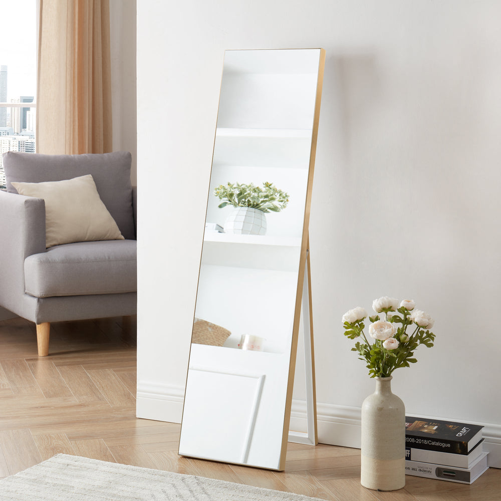 Standspiegel Barletta 150x35 cm neigbar in versch. Farben [en.casa] - premiumXL