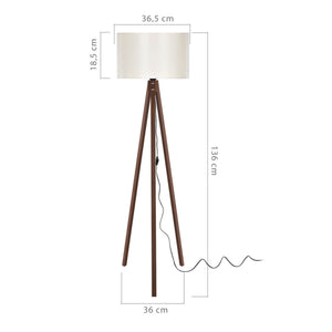 Lampa de podea Rochester 136 cm 1 x E27 culori diferite [lux.pro]