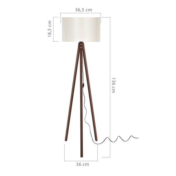Lampa de podea Rochester 136 cm 1 x E27 culori diferite [lux.pro]