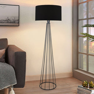 Stehlampe Neath Anthrazit / Schwarz [lux.pro] - premiumXL