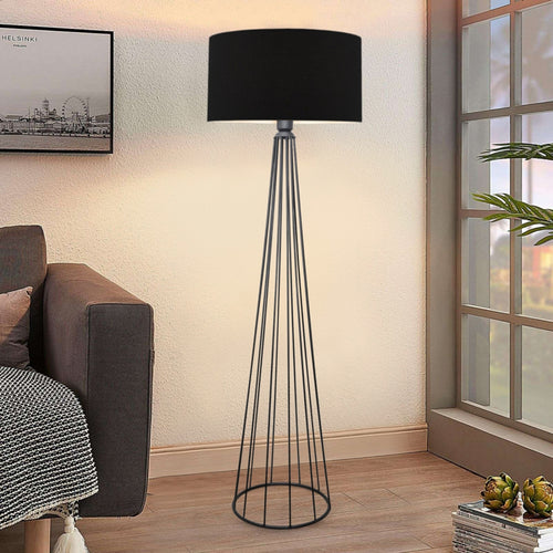 Stehlampe Neath Anthrazit / Schwarz [lux.pro] - premiumXL