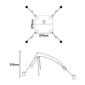 Umbrar strand Bernheze [pro.tec]