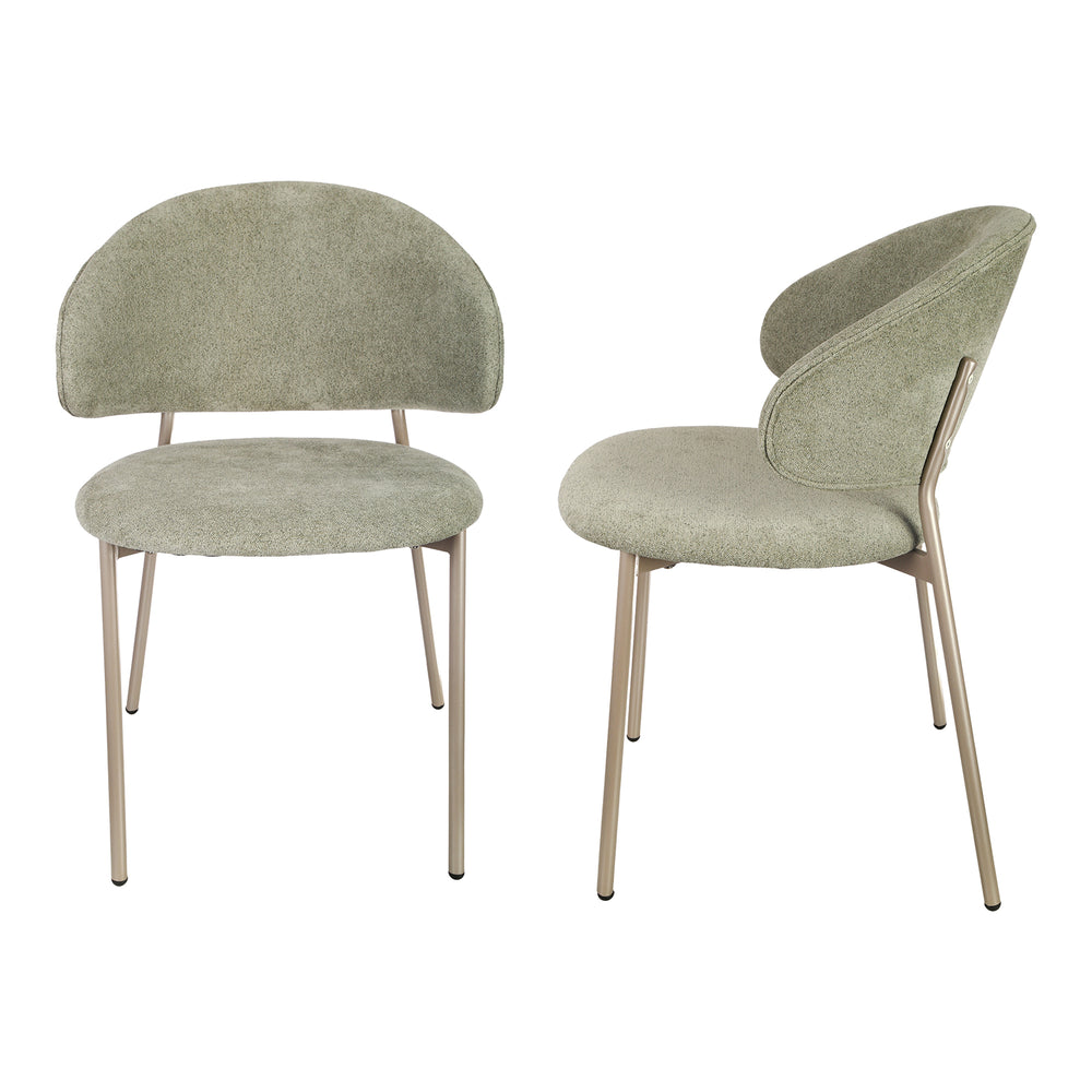 Set scaune bucatarie Lipis 77x53x56 cm verde [en.casa]