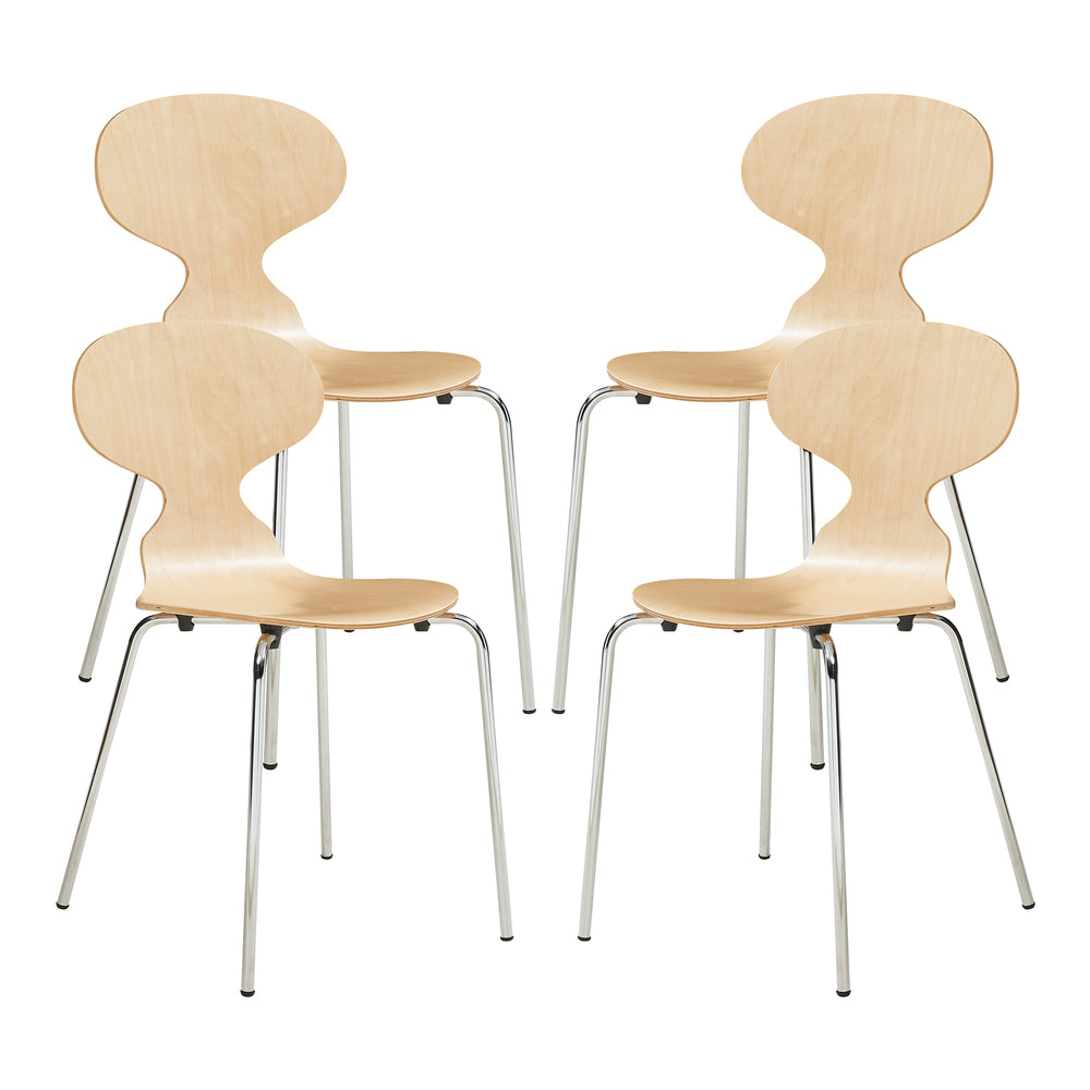 Set 4 scaune bucatarie Kil 80x47x48 cm [en.casa]