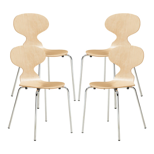 Set 4 scaune bucatarie Kil 80x47x48 cm [en.casa]