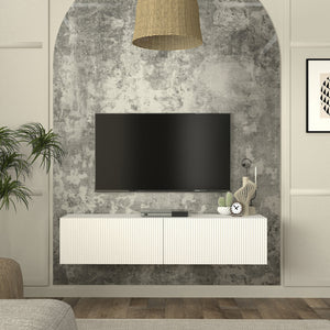 Comoda suspendata TV Verpsboga 135x32x30 cm [en.casa]