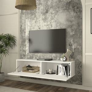 Comoda suspendata TV Verpsboga 135x32x30 cm [en.casa]