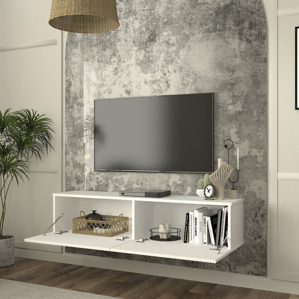 Comoda suspendata TV Verpsboga 135x32x30 cm [en.casa]