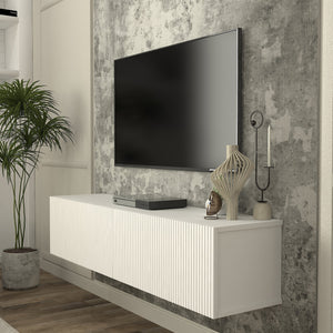 Comoda suspendata TV Verpsboga 135x32x30 cm [en.casa]