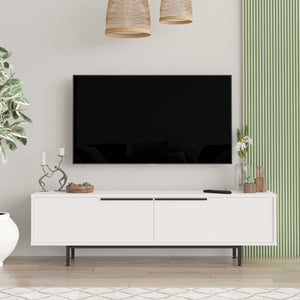 Dulap TV cu 2 usi Urejovle 160x35,5x45cm pal [en.casa]