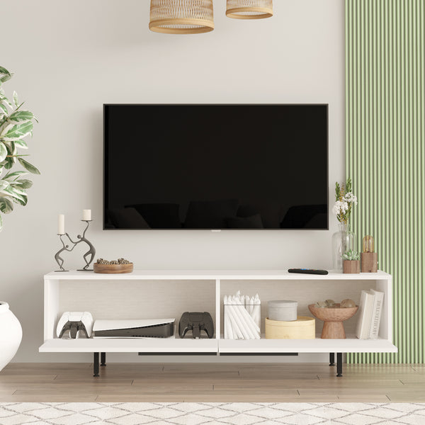 Dulap TV cu 2 usi Urejovle 160x35,5x45cm pal [en.casa]