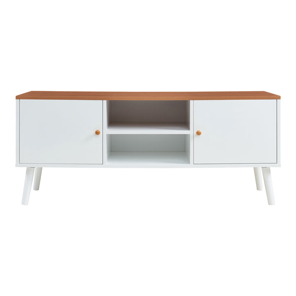 Comoda TV cu 2 usi Reyljand 120x35x50 cm [en.casa]