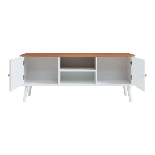 Comoda TV cu 2 usi Reyljand 120x35x50 cm [en.casa]