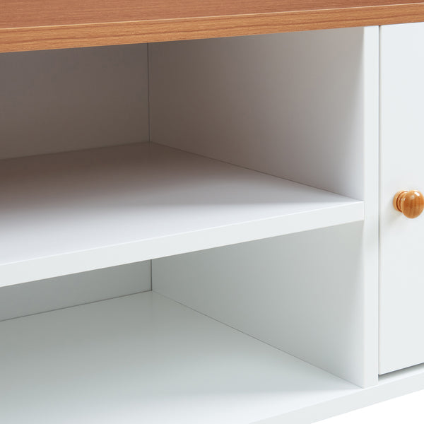 Comoda TV cu 2 usi Reyljand 120x35x50 cm [en.casa]