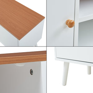 Comoda TV cu 2 usi Reyljand 120x35x50 cm [en.casa]