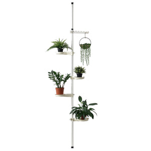 Pflanzregal 110 - 305 cm Teleskop Blumenregal [en.casa] - premiumXL